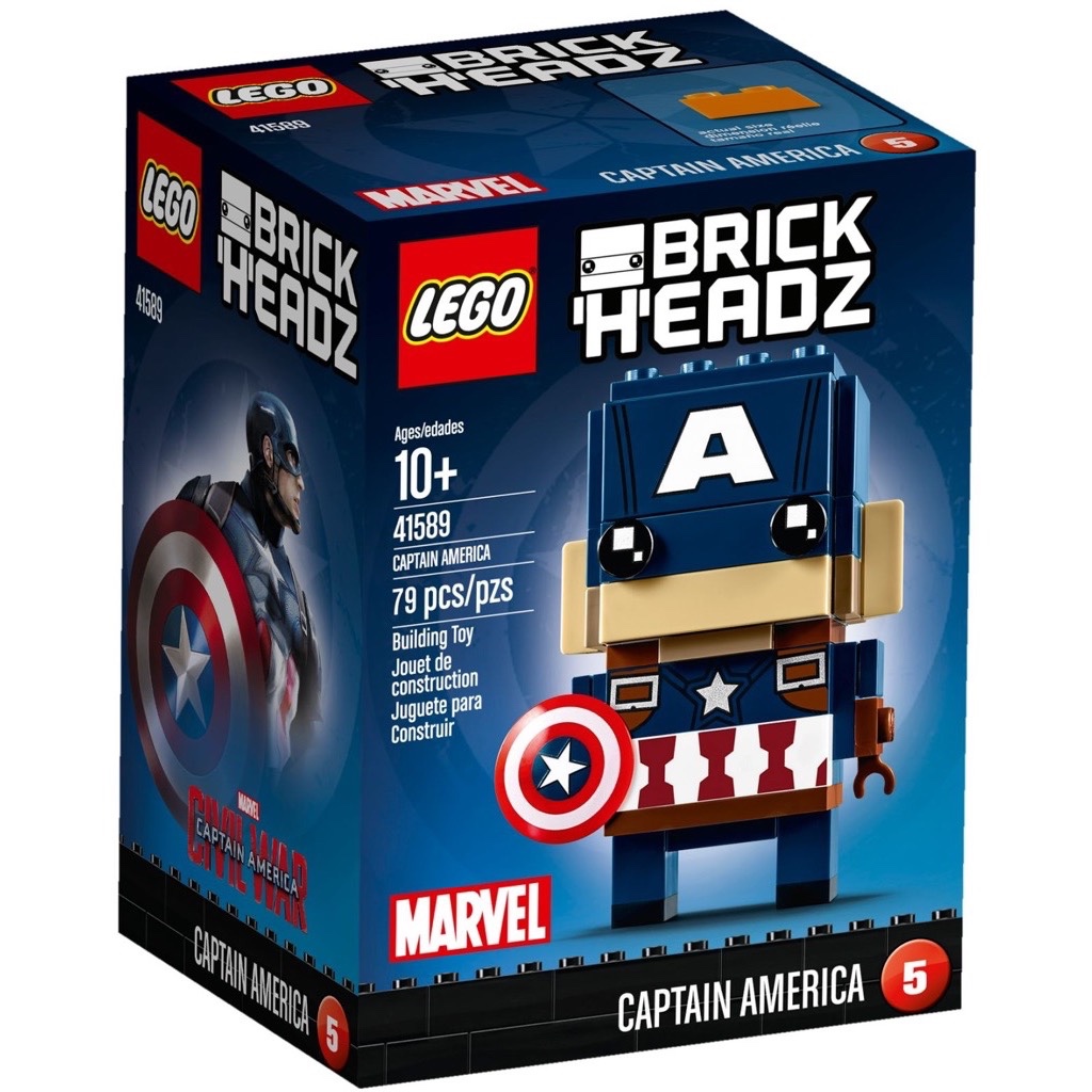LEGO BrickHeadz 41589 Captain America
