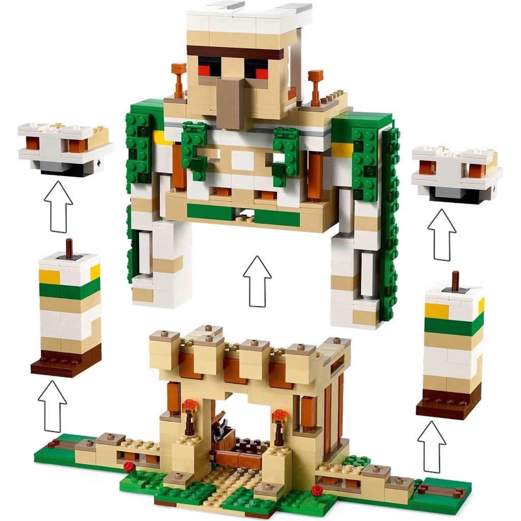 เลโก้ LEGO Minecraft 21250 The Iron Golem Fortress