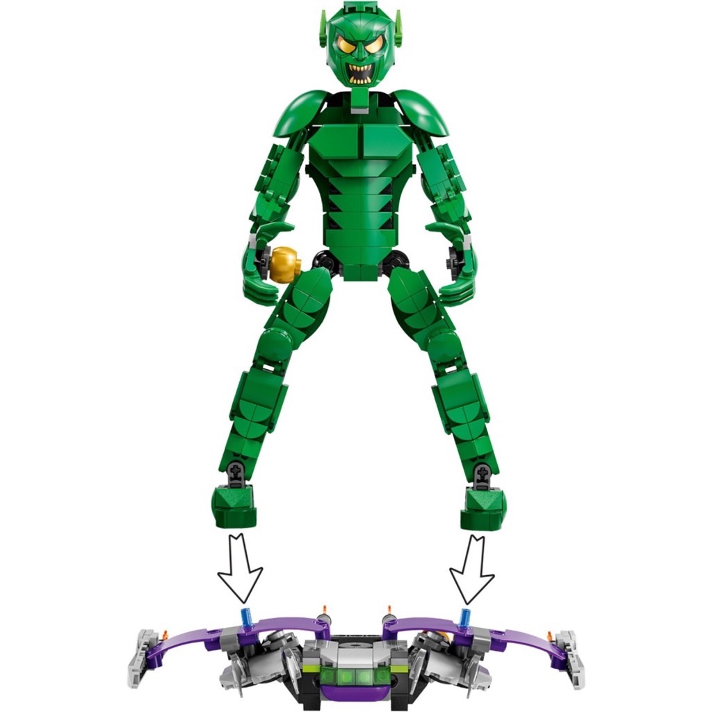 เลโก้ LEGO Super Heroes 76284 Green Goblin Construction Figure