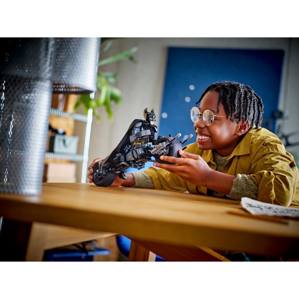 เลโก้ LEGO Super Heroes 76273 Batman Construction Figure and the Bat-Pod Bike