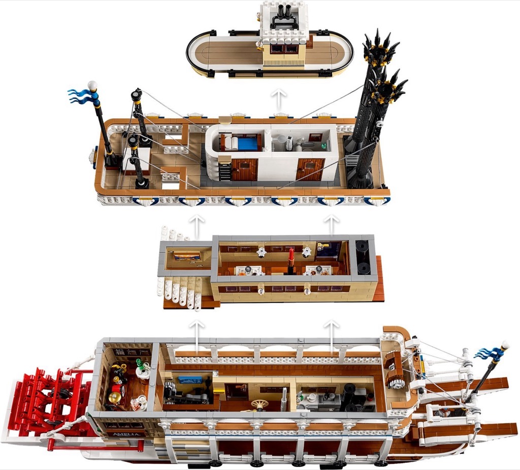 เลโก้ LEGO Exclusives 21356 River Steamboat