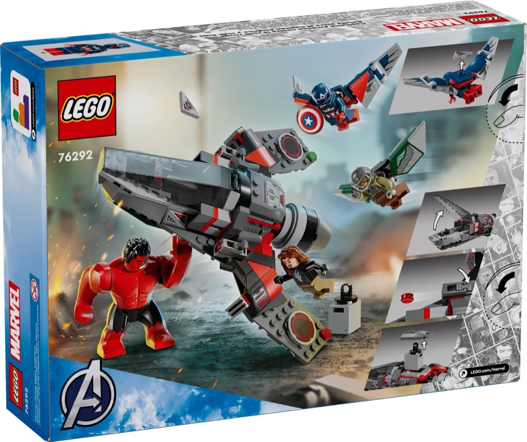 เลโก้ LEGO Super Heroes 76292 Captain America vs. Red Hulk Battle