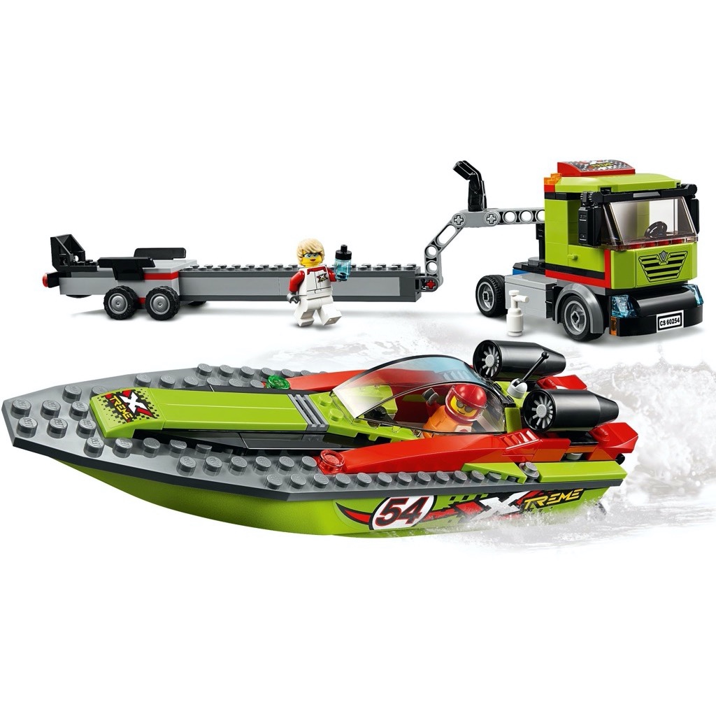 เลโก้ LEGO City 60254 Race Boat Transporter
