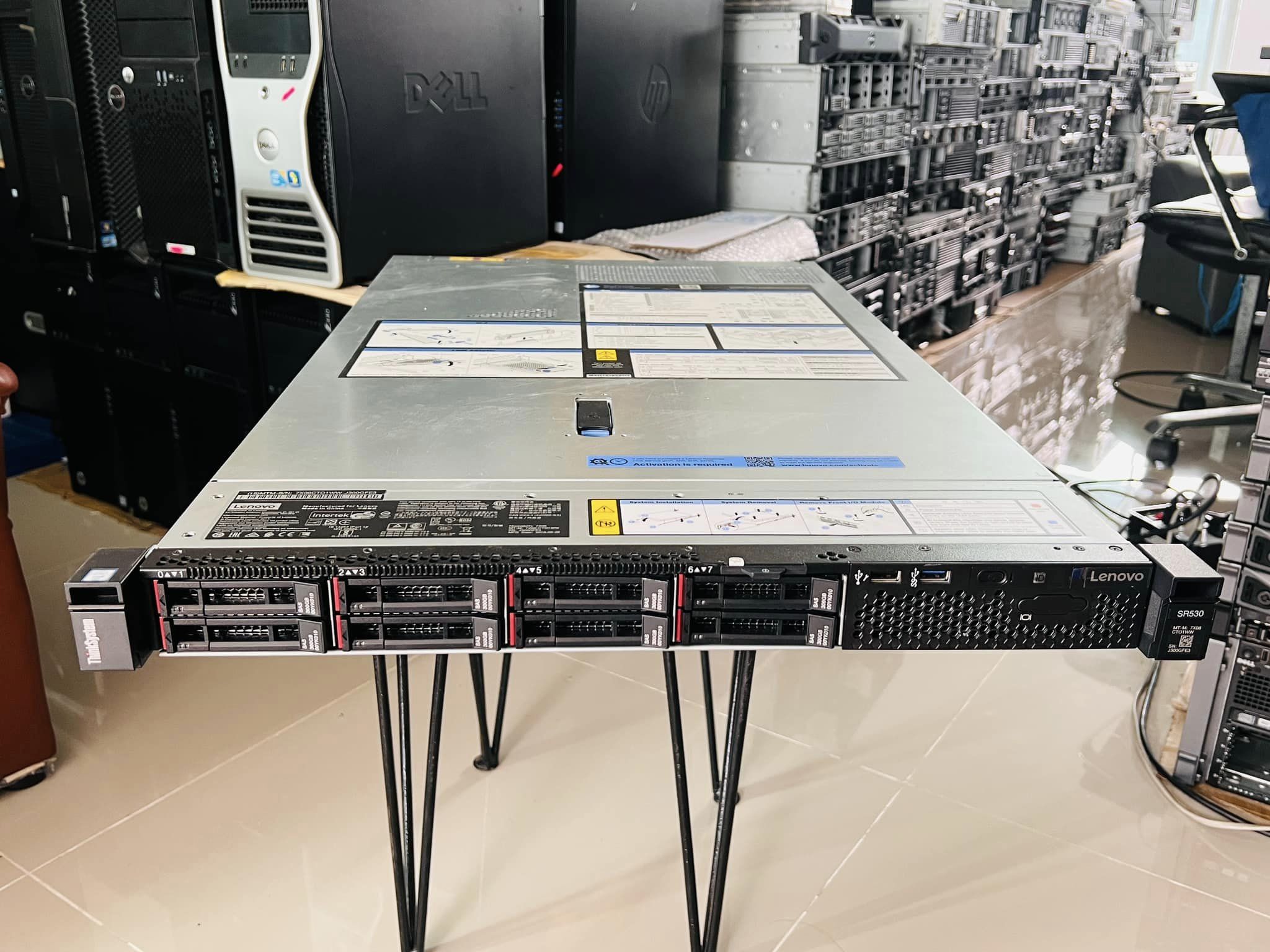 Server Lenovo SR530 64gb sas 12gเซิฟเวอร์เลอโนโวมือสองพร้อมใช้งาน