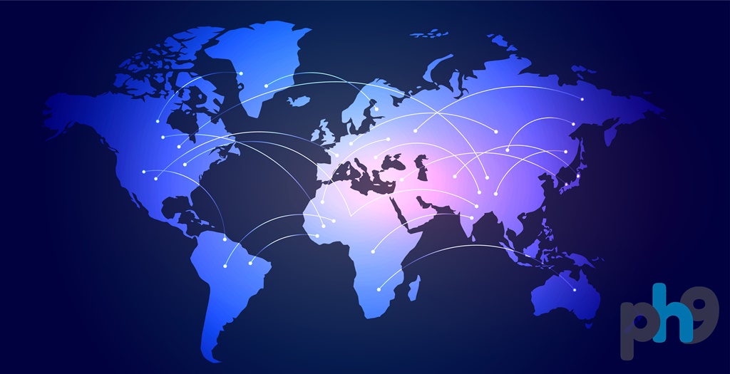 วอลเปเปอร์ภาพพิมพ์ แผนที่โลก (World Map) WRM-0015