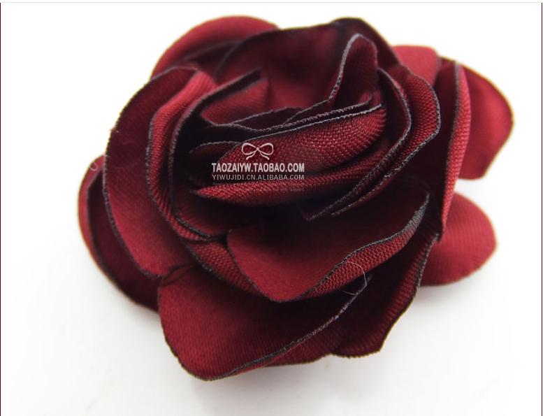 ดอกไม้ผ้า ขนาด 4.5 ซม. มี 4 สีให้เลือก#CR037