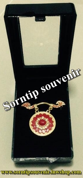 เข็มกลัดลายเครื่องดนตรีไทย (ฆ้องโหม่ง)