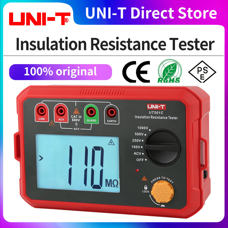 UNI-T UT501C Insulation Resistance Tester