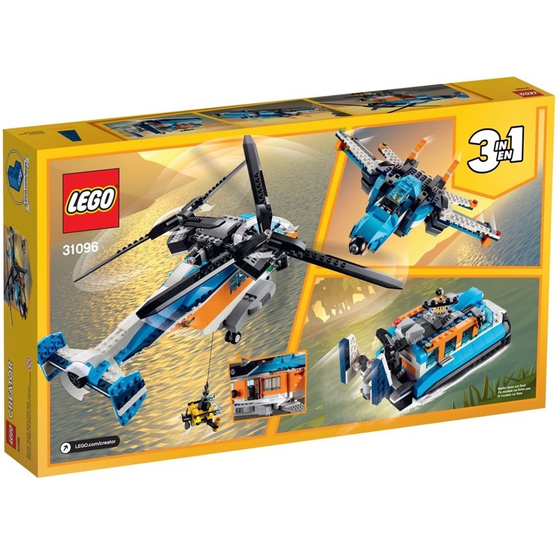 LEGO Creator 31096 Twin-Rotor Helicopter