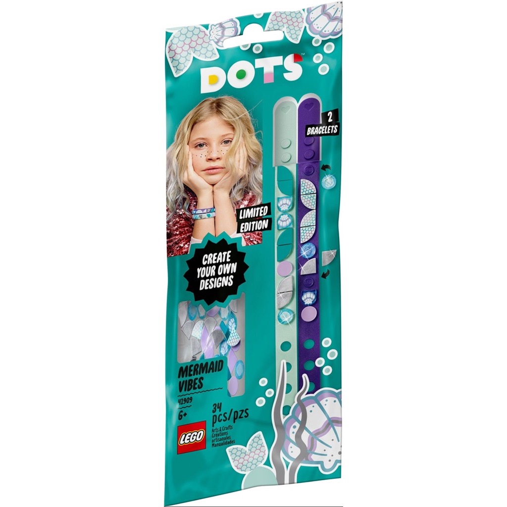 เลโก้ LEGO DOTs 41909 MERMAID VIBES BRACELETS