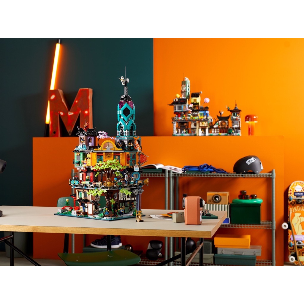 เลโก้ LEGO Exclusives 71741 Ninjago City Gardens (มีกล่องกระดาษตรงรุ่น)