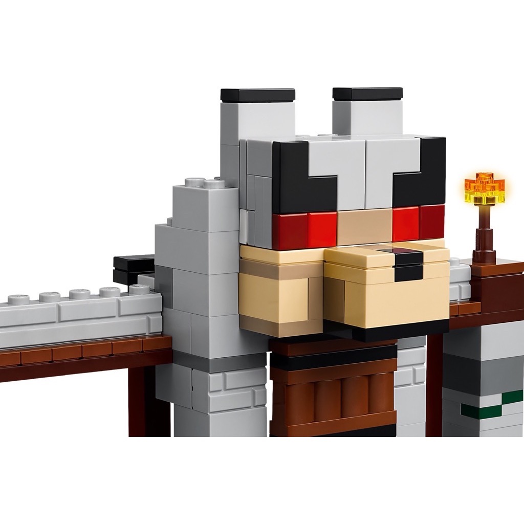 เลโก้ LEGO Minecraft 21261 The Wolf Stronghold