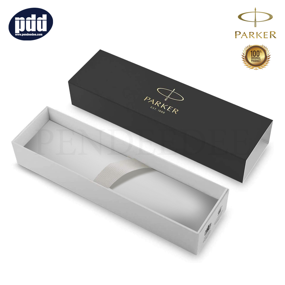 PARKER ปากกาลูกลื่น ป๊าคเกอร์ จ๊อตเตอร์ ม่วง วิคตอเรีย Parker Jotter Stainless Steel Ballpoint Pen Victoria Violet Chrome Trim