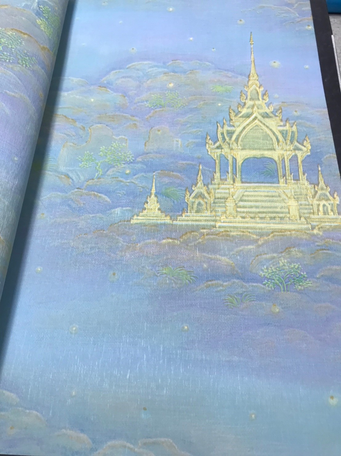 วอลเปเปอร์ลายไทย ลายวิมานสวรรค์ LT-919