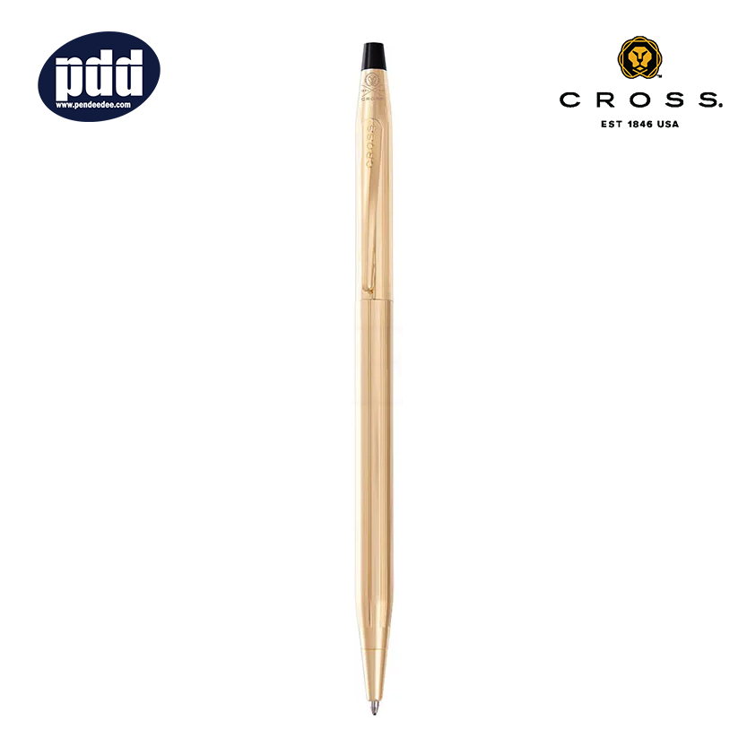 CROSS ปากกาลูกลื่น ครอส คลาสสิค เซนจูรี 23เค CROSS Classic Century 23K Gold Palted Ballpoint Pen