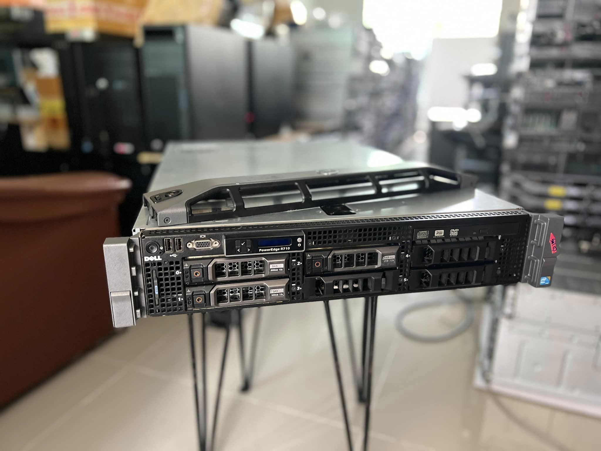 dell r710 2cpu ram 32 12cores เซิฟเวอร์เดลมือสองพร้อมใช้งาน