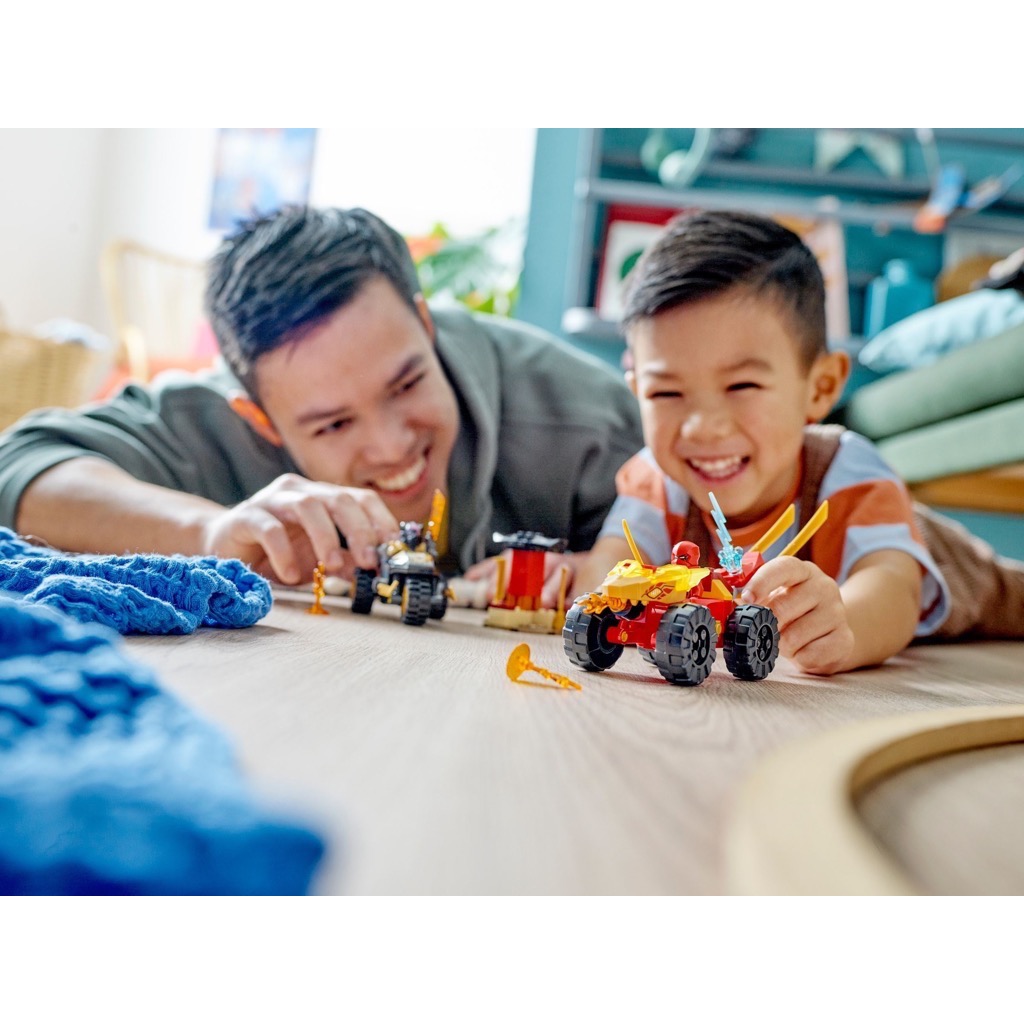 เลโก้ LEGO Ninjago 71789 Kai and Ras's Car and Bike Battle