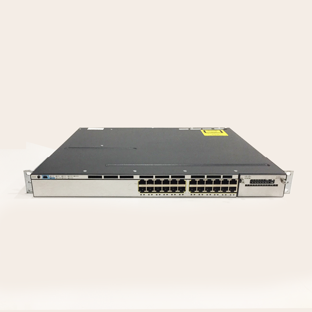 cisco 3750X-24T-S 10/100/1000 มือสอง พร้อมใช้งาน