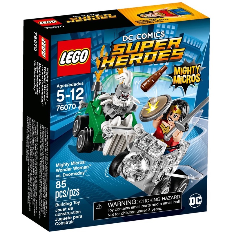 LEGO Super Heroes 76070 Mighty Micros: Wonder Woman Vs. Doomsday