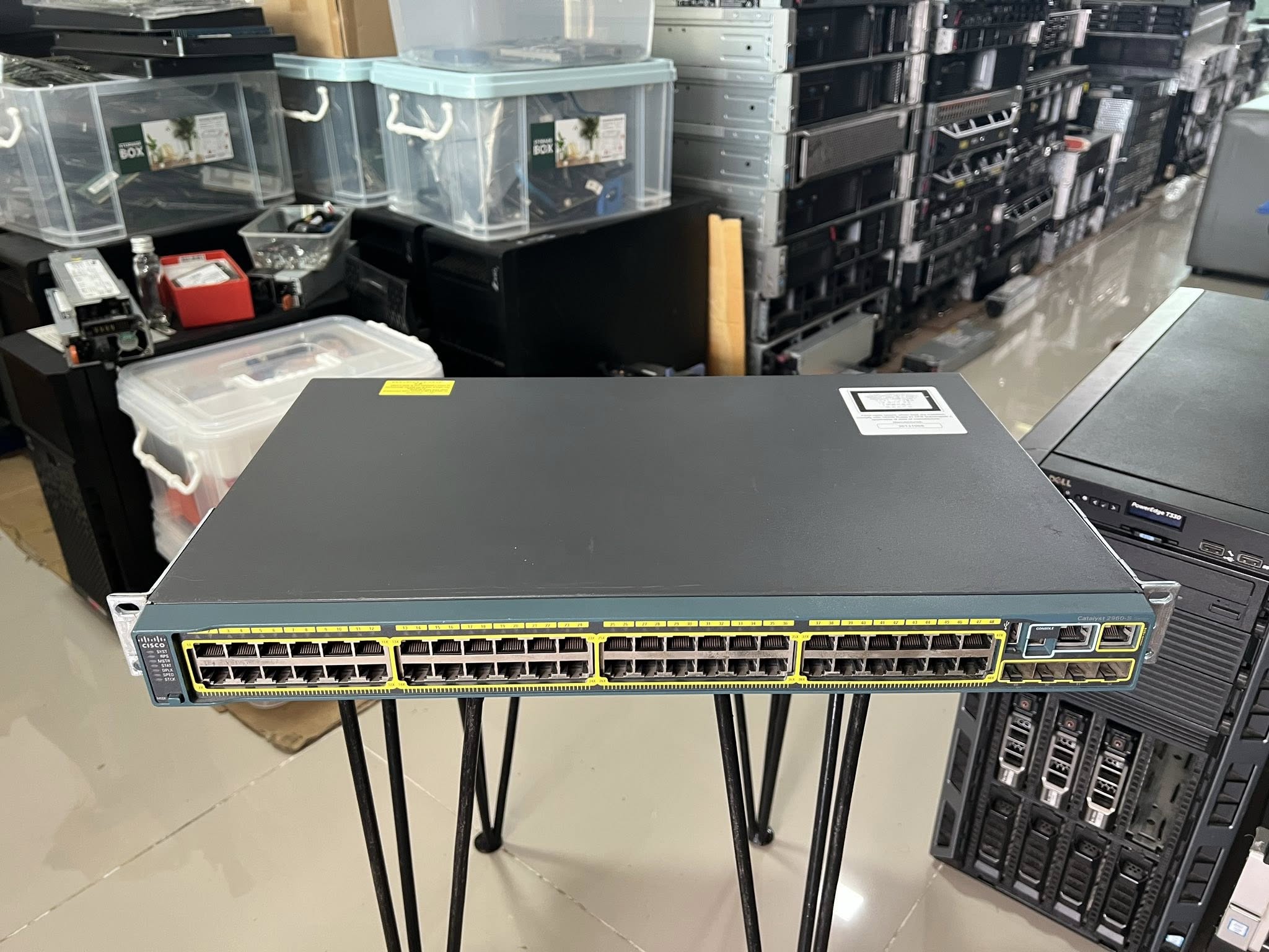 Switch Cisco 2960S Gigabit 48 port 4 SFP สวิทมือซิสโก้สองพร้อมใช้งาน