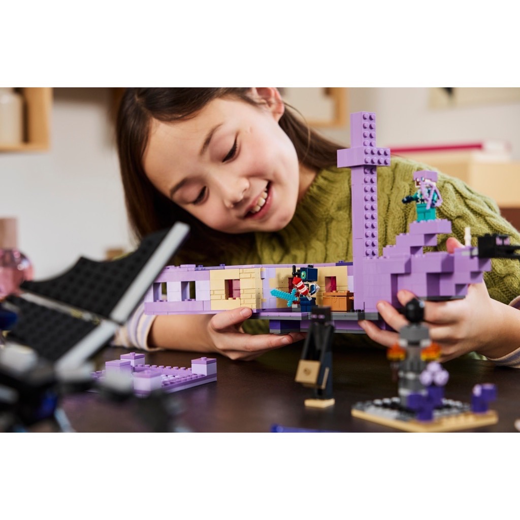 เลโก้ LEGO Minecraft 21264 The Ender Dragon and End Ship