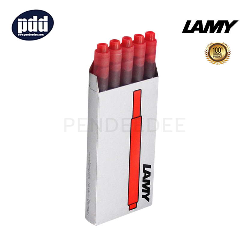 LAMY หมึกหลอด ลามี่ ที10 หมึกแดง LAMY T10 Red Ink Cartridges Refill