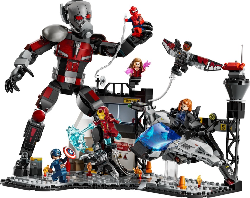 เลโก้ LEGO Super Heroes 76314 Captain America: Civil War Action Battle