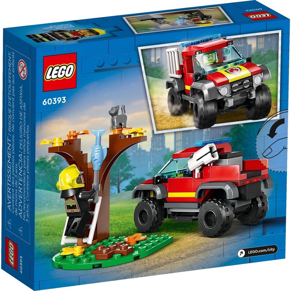 เลโก้ LEGO City 60393 4x4 Fire Truck Rescue