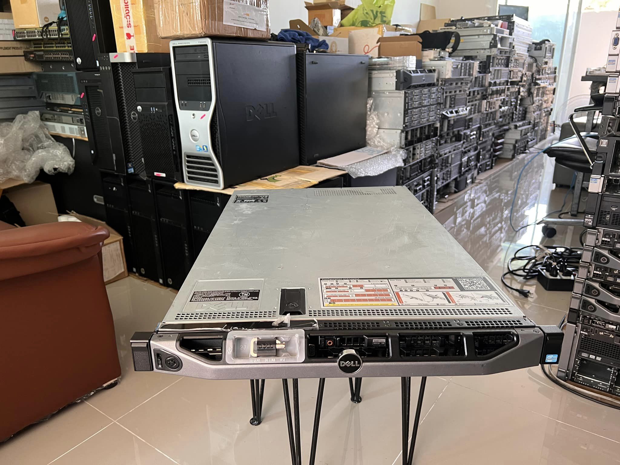 dell r620 2cpu 32gb 16cores เซิร์ฟเวอร์มือสองพร้อมใช้งาน