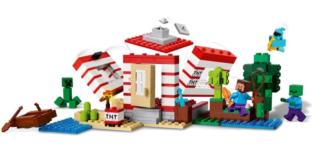 เลโก้ LEGO Minecraft 21275 The TNT Jungle House