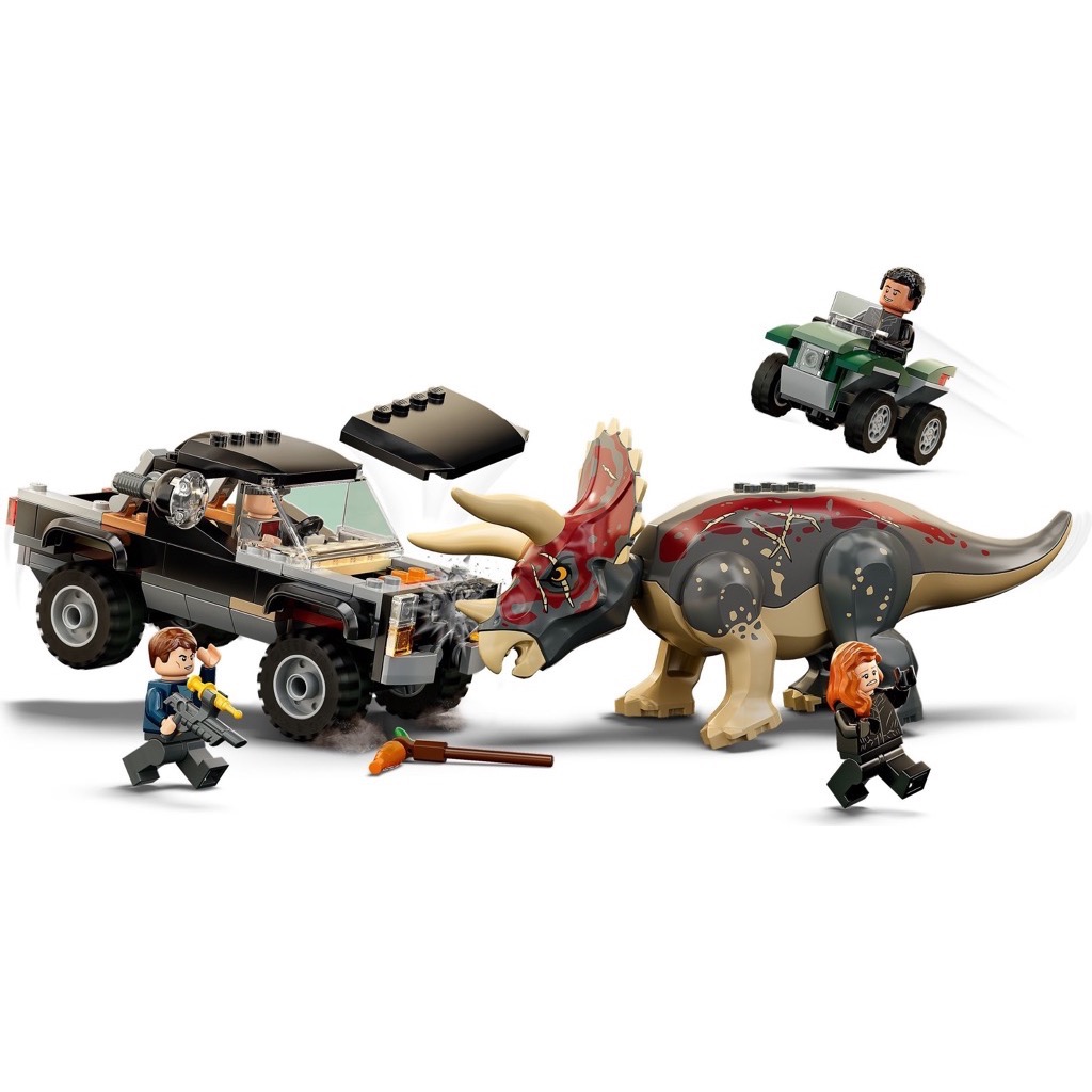เลโก้ LEGO Jurassic World 76950 Triceratops Pickup Truck Ambush