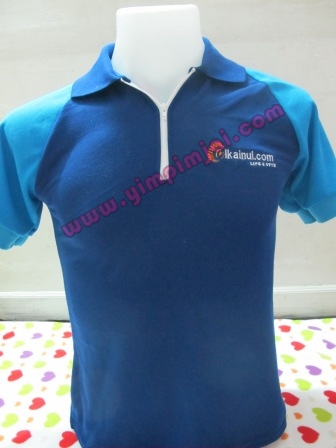 เสื้อโปโลซิปหน้า