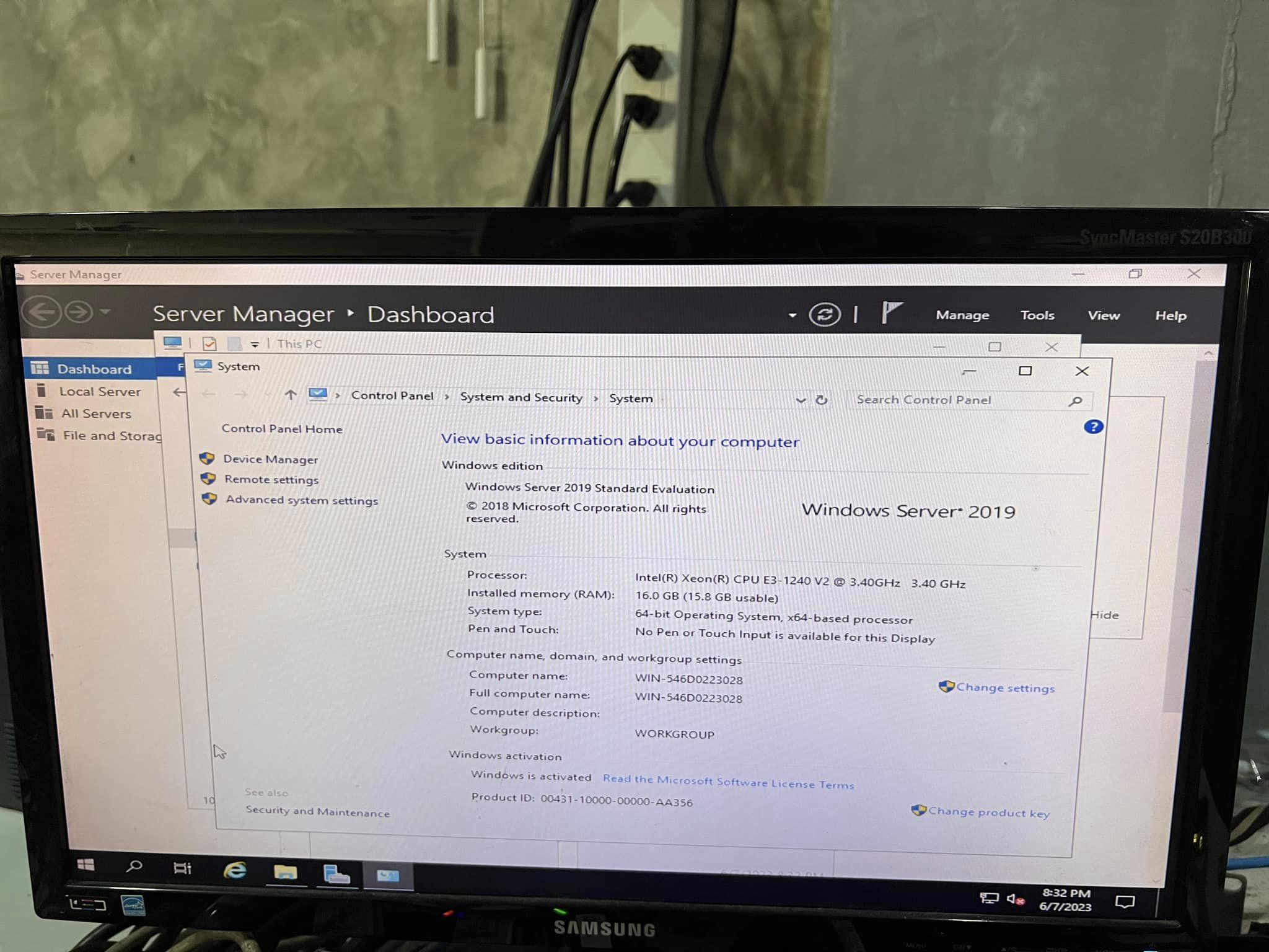 HP ML310e Gen 8 Server tower มือสองพร้อมใช้งาน