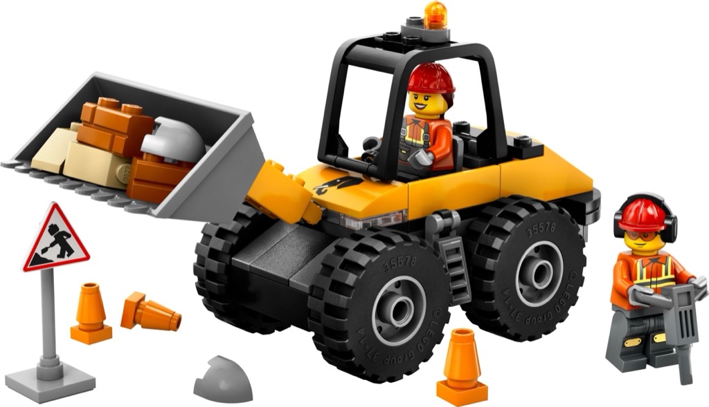 เลโก้ LEGO City 60450 Yellow Construction Wheel Loader
