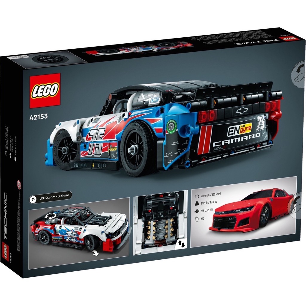 เลโก้ LEGO Technic 42153 NASCAR Next Gen Chevrolet Camaro ZL1