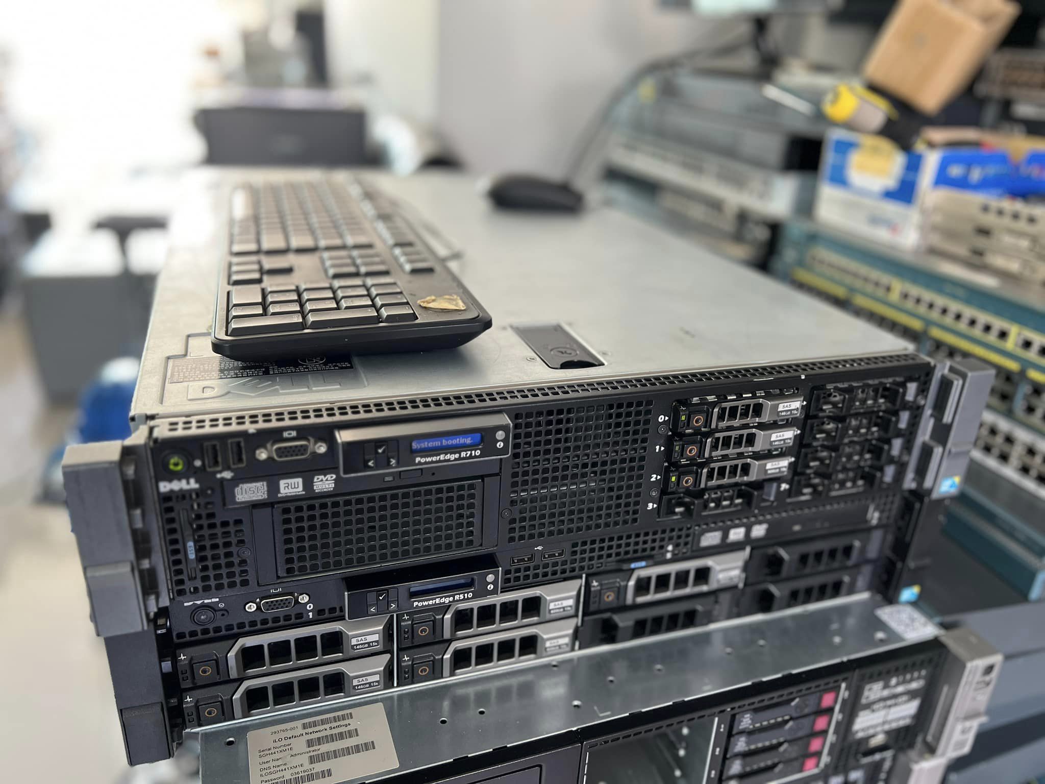 server dell r710 2cpu 12cores H700 เซิฟเวอร์มือสองพร้อมใช้งาน