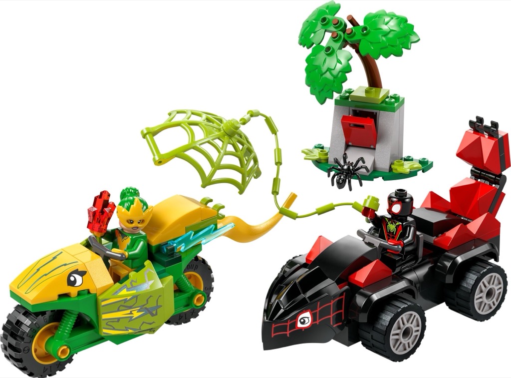 เลโก้ LEGO Super Heroes 11198 Spin and Electro Dinosaur Vehicle Chase
