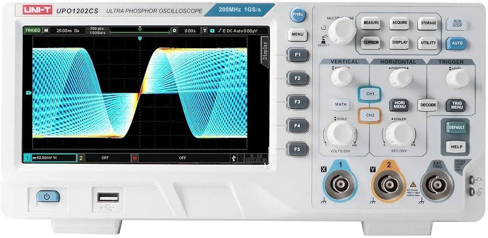 UNI-T UPO1102CS Digital Phosphor Oscilloscope 100MHz 2Ch DSO