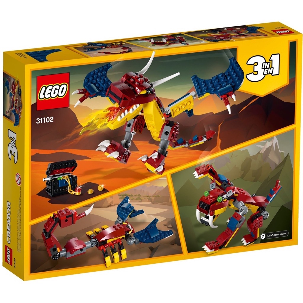 เลโก้ LEGO Creator 31102 Fire Dragon