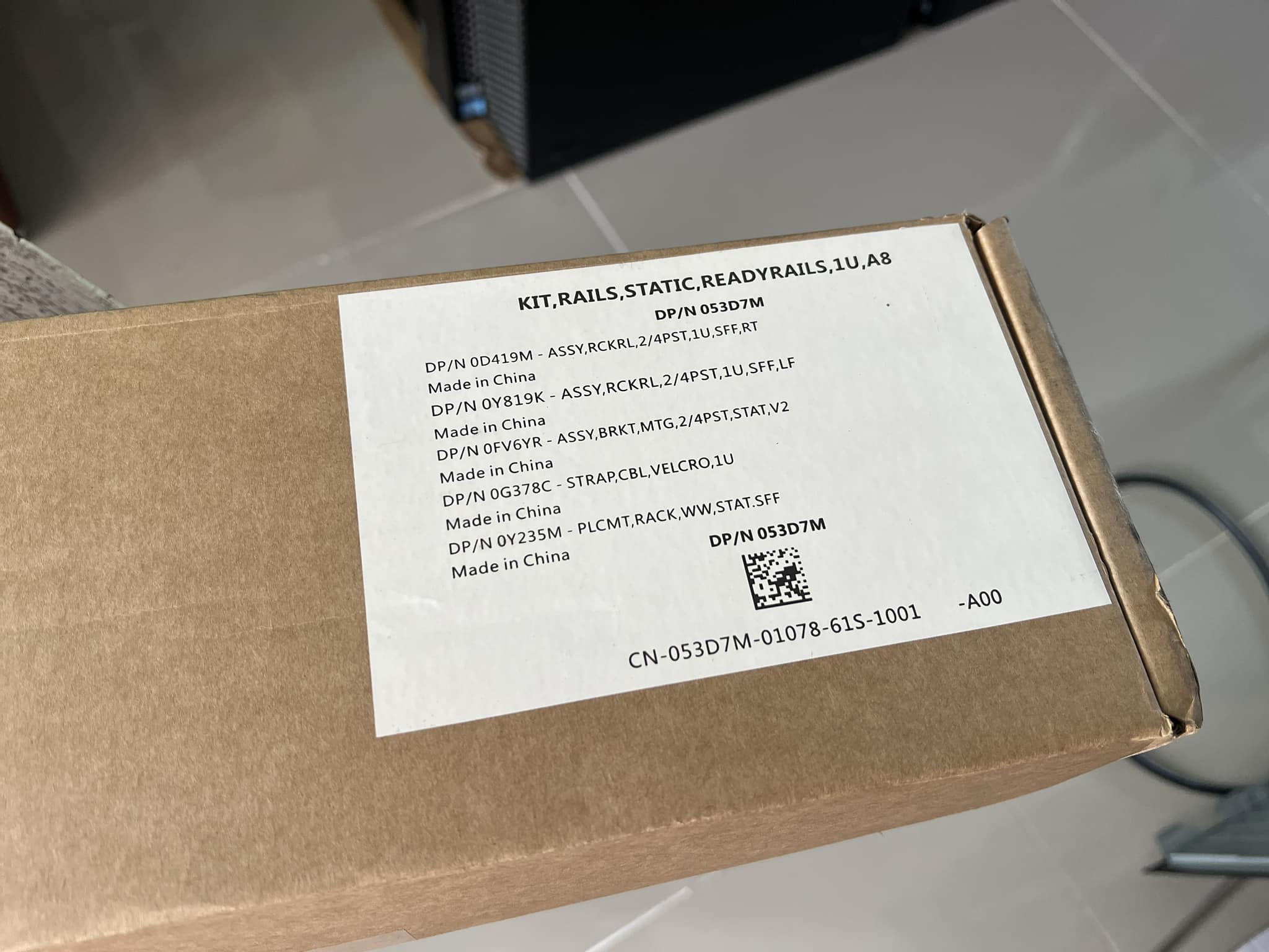 ราง rack A8 dell 1U for R640 R630 R620 R440 R430 R420 R360 R350 R340 R330 R320 รางแร็คเซิฟเวอร์เดลมือสองพร้อมใช้งาน