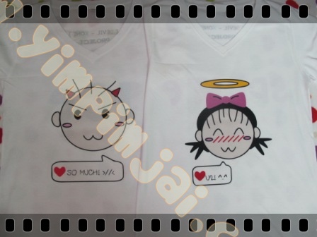 เสื้อยืดสกรีนลายคู่รัก