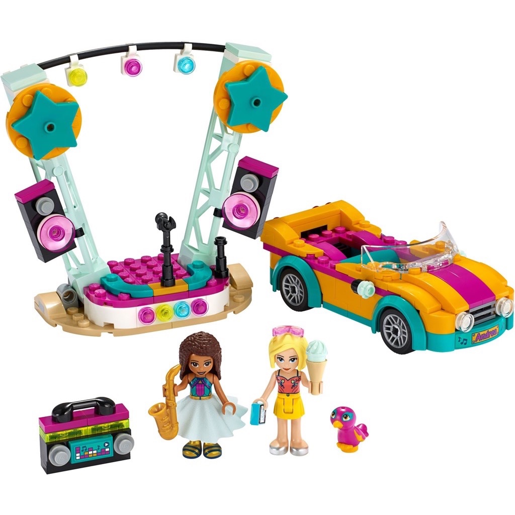 เลโก้ LEGO Friends 41390 Andrea's Car & Stage