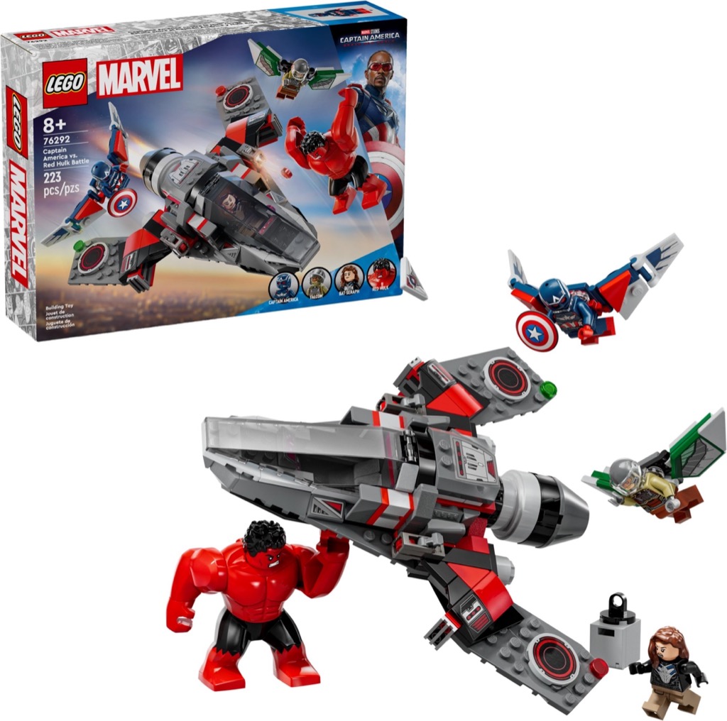 เลโก้ LEGO Super Heroes 76292 Captain America vs. Red Hulk Battle