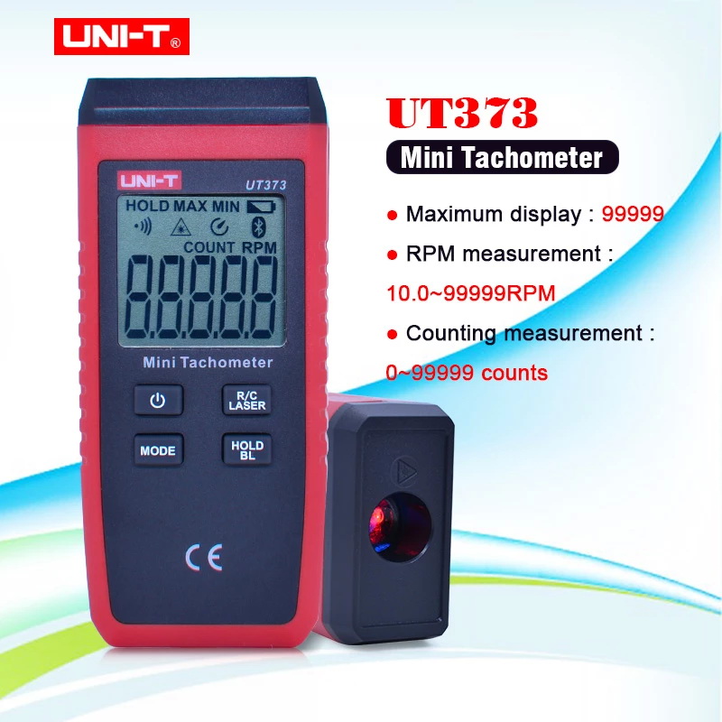 Compte-tours Numérique Mini UNI-T UT373 - Sans Contact, à Pince - Neuf, Origine Chine
