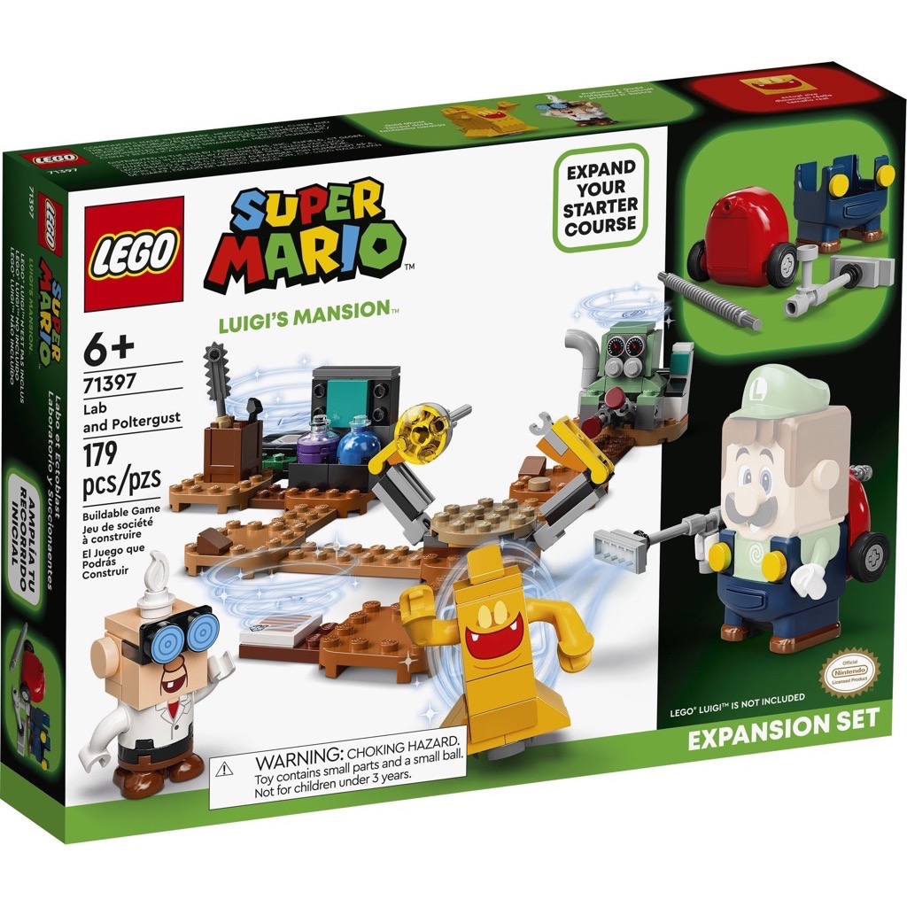 เลโก้ LEGO Super Mario 71397 Luigi's Mansion Lab and Poltergust
