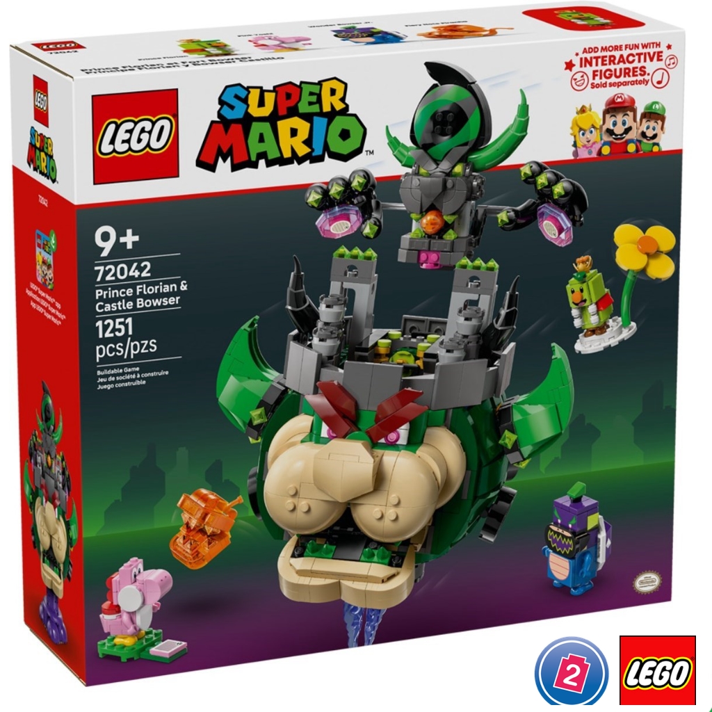 เลโก้ LEGO Super Mario 72042: Prince Florian & Castle Bowser