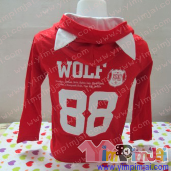 เสื้อฮู้ดแฟนเมด wolf88