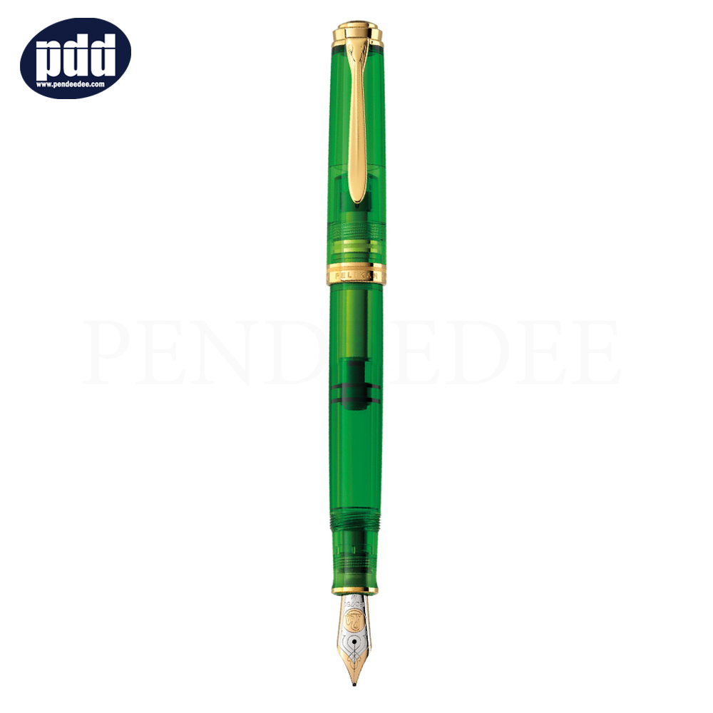 PELIKAN ปากกาหมึกซึม พีลีแกน เอ็ม800 PELIKAN M800 GREEN DEMONSTRATOR M Nib Fountain Pen