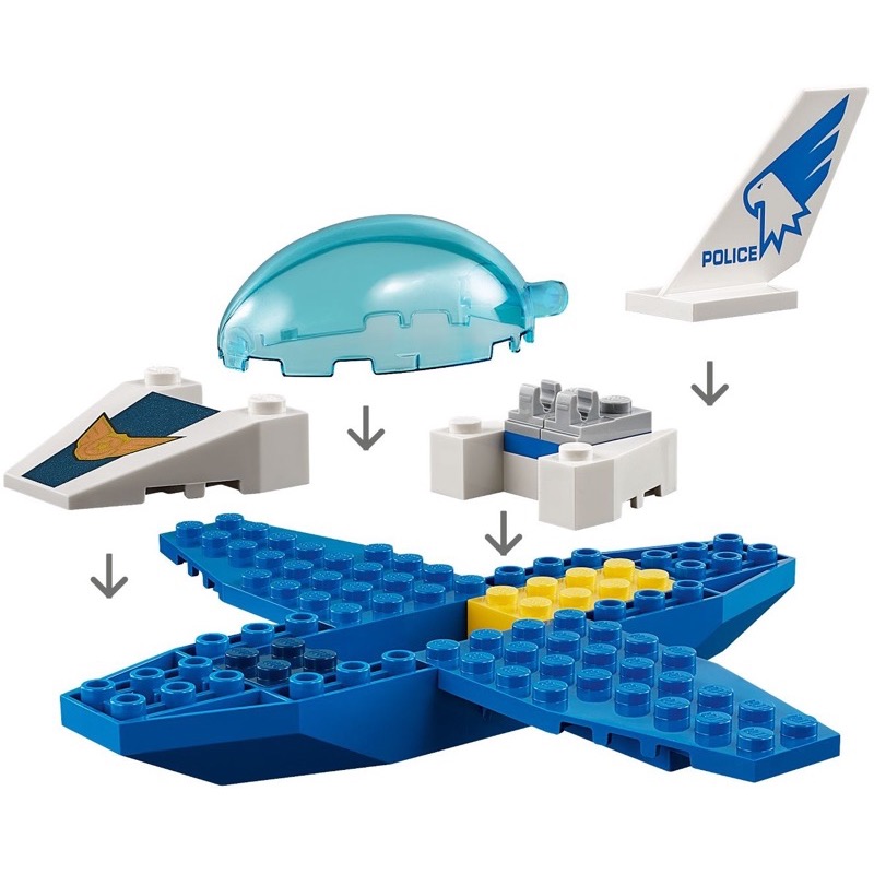 LEGO City 60206 Sky Police Jet Patrol