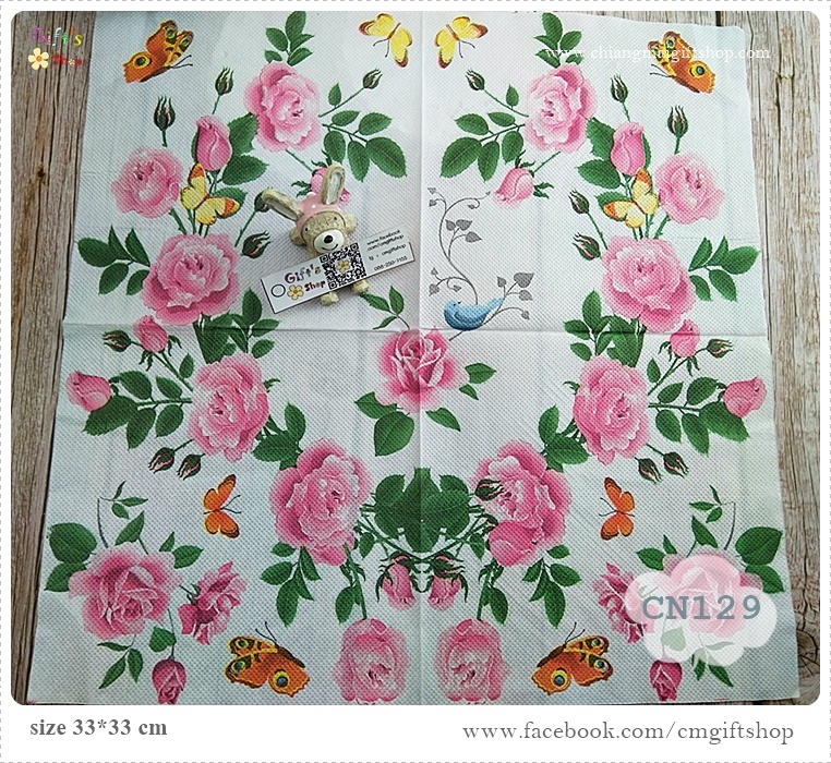 กระดาษแนปกิ้น, ลายดอกกุหลาบสีชมพูแบบโบราณ, ลายดอกไม้สีชมพู, ลายดอกกุหลาบ, ลายดอกไม้แนวจีน, ลายดอกไม้กับผีเสื้อ, พื้นหลังสีขาว, ลายช่อดอกไม้, ลายดอกไม้พื้นหลังสีขาว